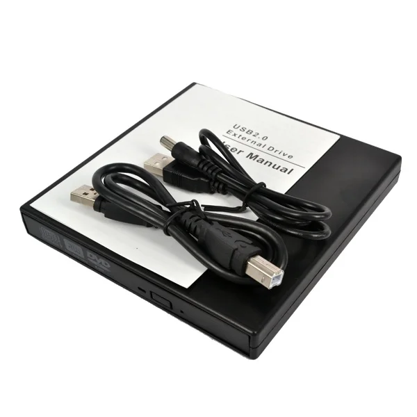 Внешний USB 2 0 тонкий оптический привод kebidumei запись в горелка с разъемом SATA
