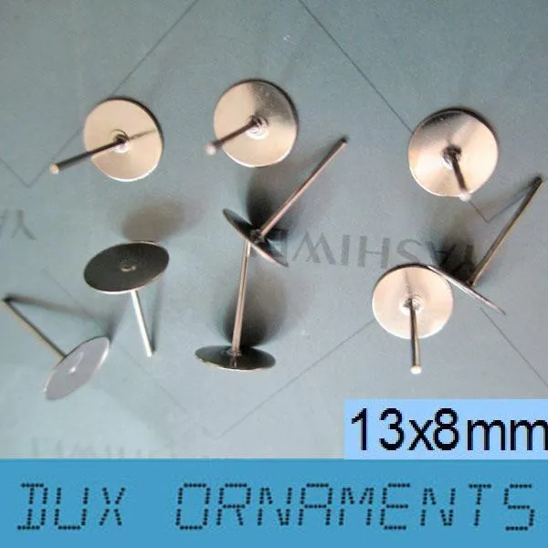 Хирургические Стальные Шпильки серьги принадлежности шпильки для двойных