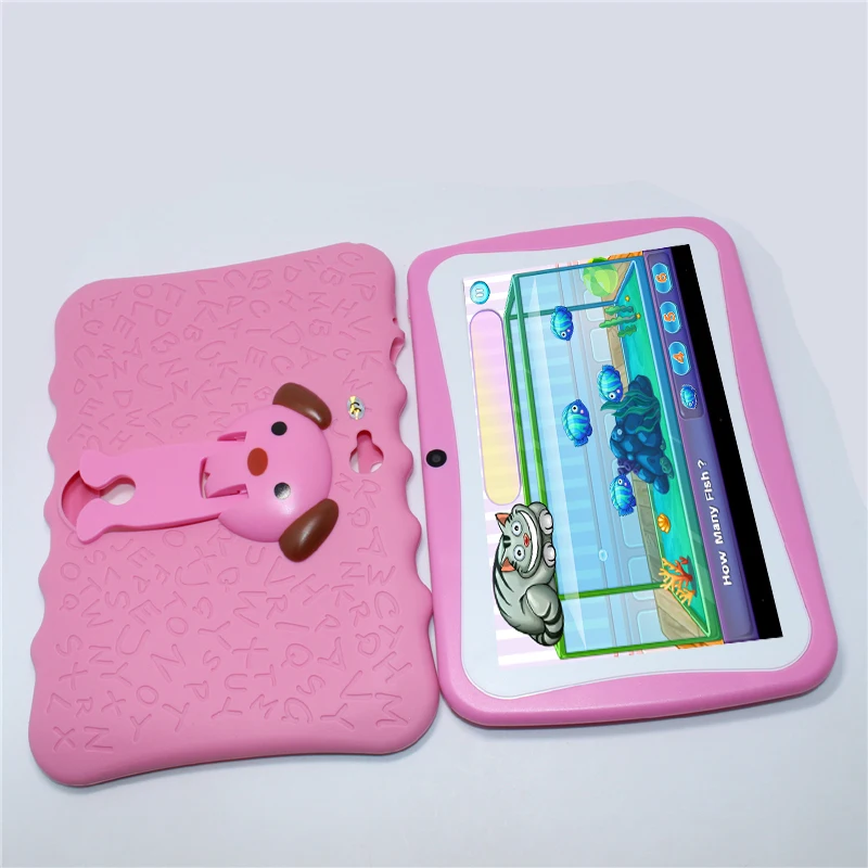 Glavey детский Q8 7 дюймов Allwinner A33 Quad CoreTablet ПК Android 4 512 МБ + 8 ГБ 1024*600 Две камеры