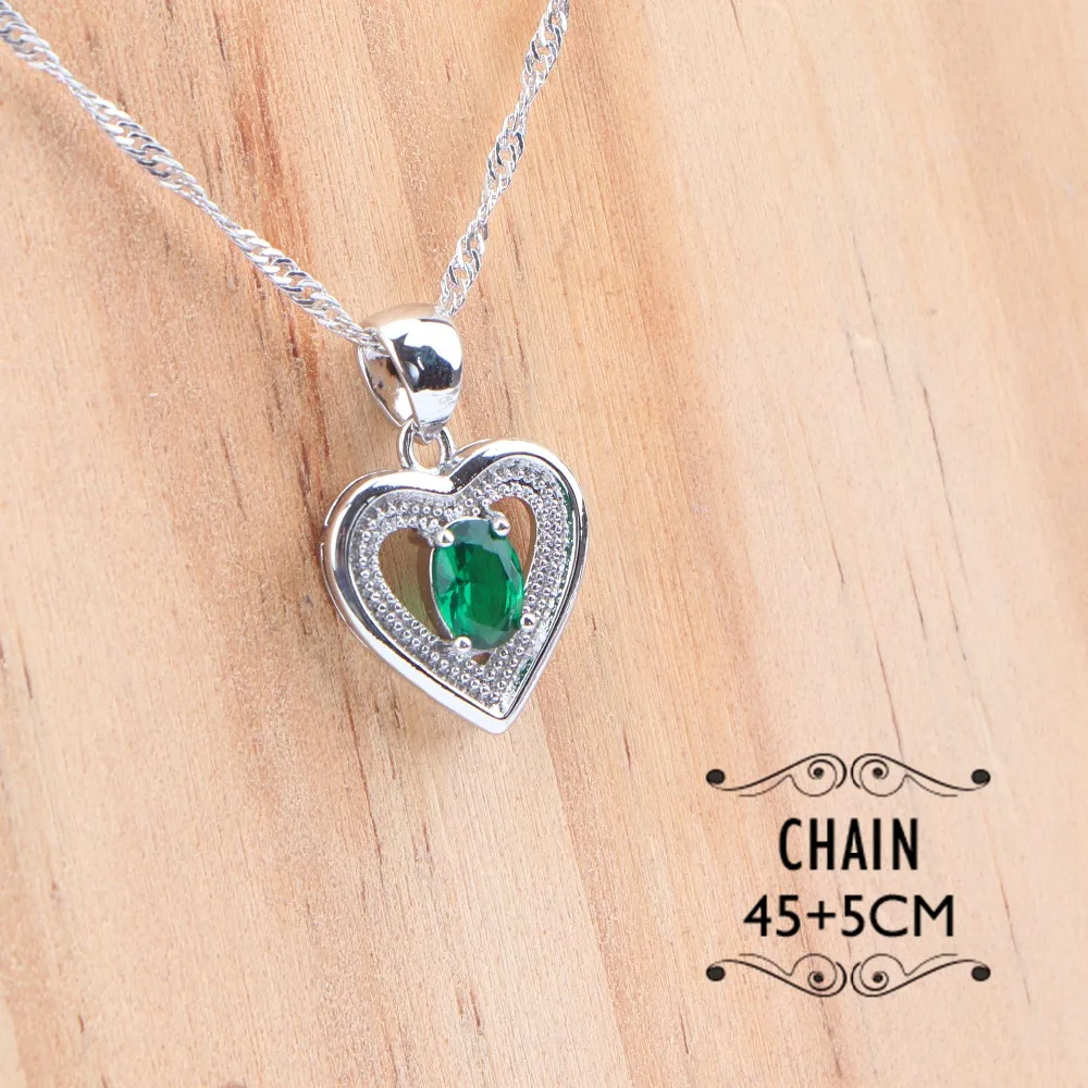 Женский комплект свадебных ювелирных изделий серебряная бижутерия 925 пробы с