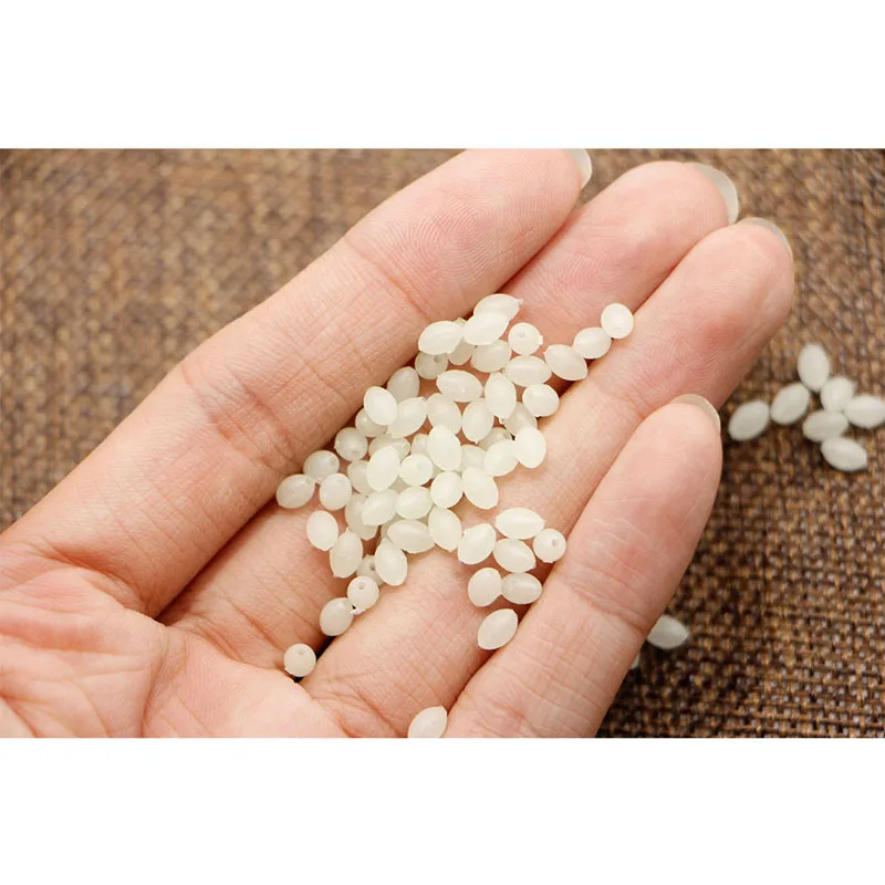 100 шт. овальная светящая рыболовная Beads светится в темноте Lure плавающие снасти для