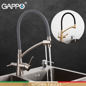 gappo kitchen faucet filter water taps mixer sinks deck mounted purifier black torneiras de cozinha filtro de agua cucina y40041 free global shipping
