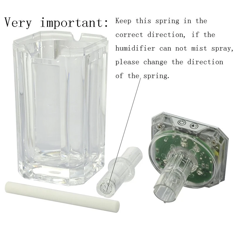 120 мл мини USB волшебный кристалл красочные светодиодные фонари увлажнитель