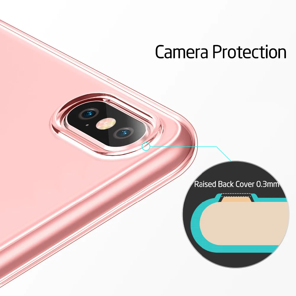 Чехол для iphone X/XS/XR/XS Max, ESR Мягкий ТПУ бампер прозрачный чехол 0,8 мм ультра тонкий светильник Желейный чехол для iphone 10 XS