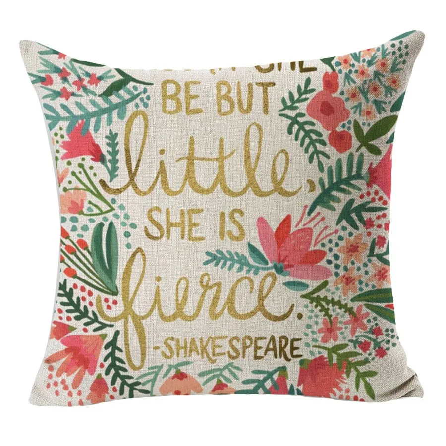 Креативный чехол для подушки с буквами лен и хлопок наволочка Housse Coussin диван