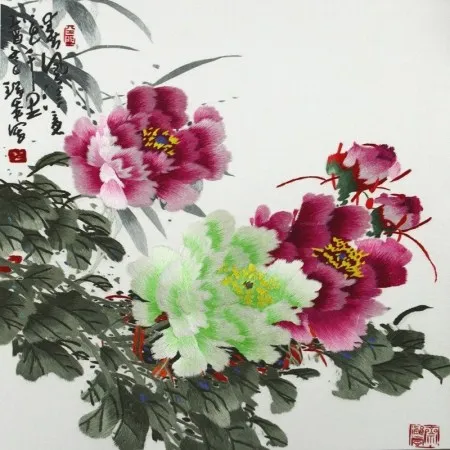 Сделай Сам 100% необработанный шелк тутового шелкопряда Сучжоу наборы вышивных