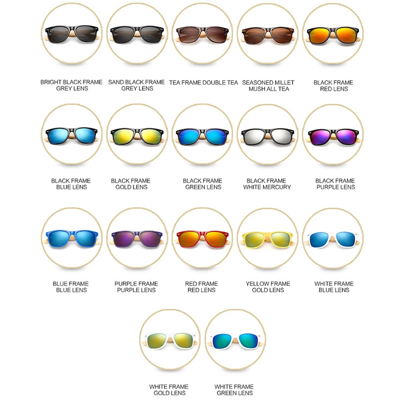 Солнцезащитные очки TOEXPLORE в стиле ретро с бамбуковыми линзами для мужчин и женщин