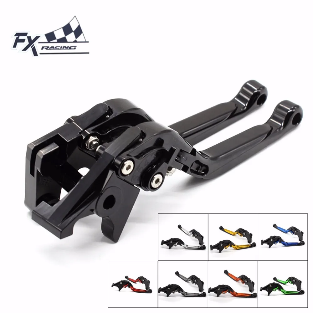 FX CNC мотоциклы Складные Выдвижные сцепные рычаги алюминиевые регулируемые для Moto