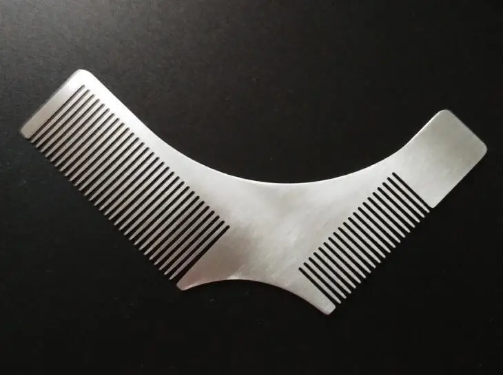 1 шт. расческа из нержавеющей стали для придания формы бороде | Красота и здоровье