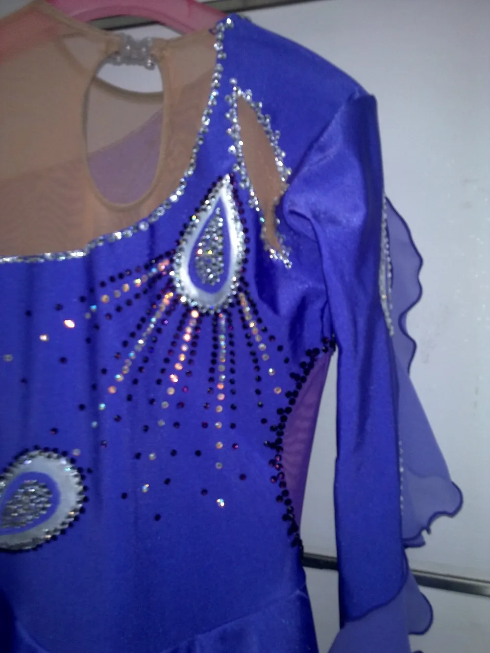 Бесплатная доставка платье для фигурного катания RG гимнастическое трико Acro Baton