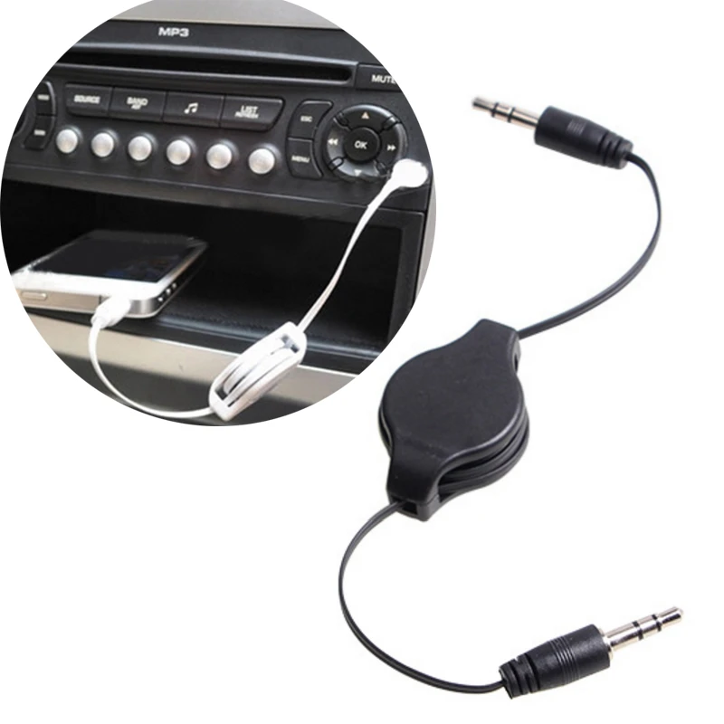 Автомобильный mp3 адаптер кабель USB Женский 3 5 мм u диск разъем 12 В CD автомобильный