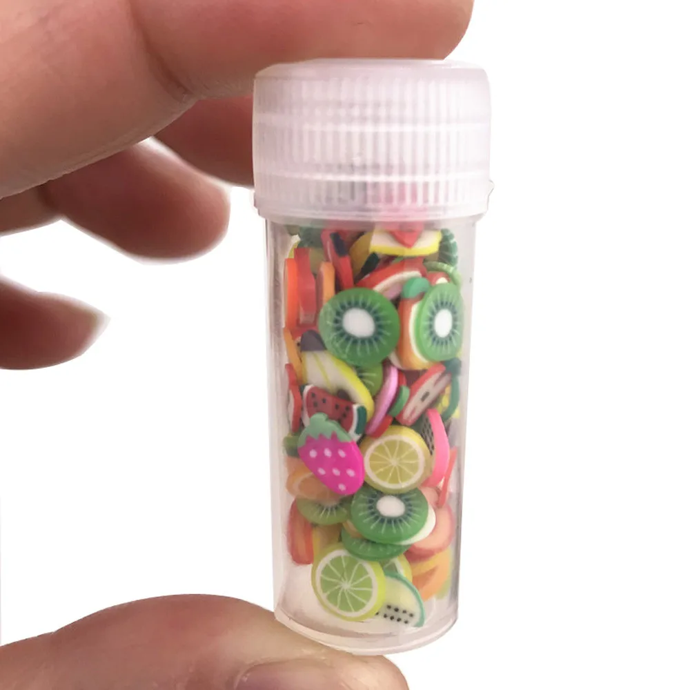 Multicolor Антистрессовый шар DIY 3D FIMO Slice украшение для лица с блестками для домашнего изготовления слизи Прямая поставка - Цвет: Multicolor