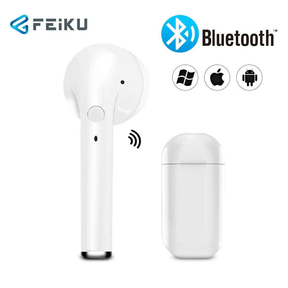 HapGo I8X Беспроводная bluetooth гарнитура i8X Bluetooth i7S TWS с зарядным устройством|Наушники и