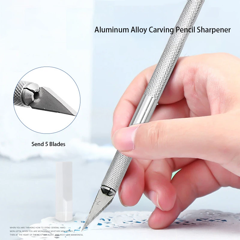 6 шт./компл. нож для резьбы по дереву с резиновым штампом кожаный металлическая