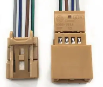 Car rearview mirror adjustment door backlight 4P plug 8k0 973 754 A/8k0 972 994 A connector | Connectors