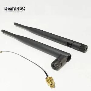3G резиновая антенна 5dBi SMA разъем GSM антенна 195 мм длиной + u.fl IPX для SMA типа мама кабельная гайка 15 см косичка