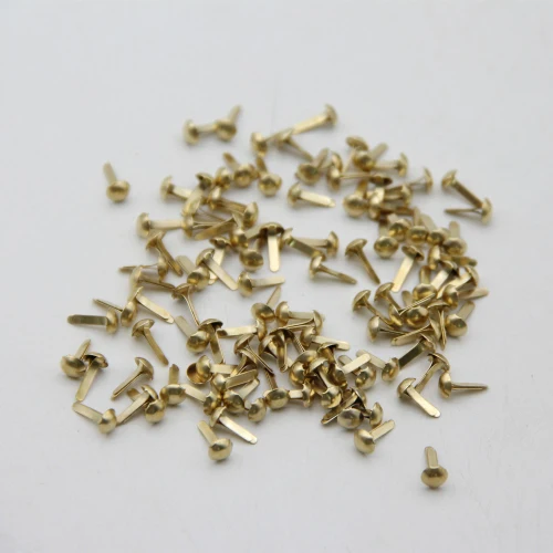 Golden as photo 100 шт 4,5 мм Смешанные 3 цвета железные круглые металлические мини-брады для скрапбукинга аксессуары декоративная застежка Сделай Сам ручной работы - Цвет: Golden as photo