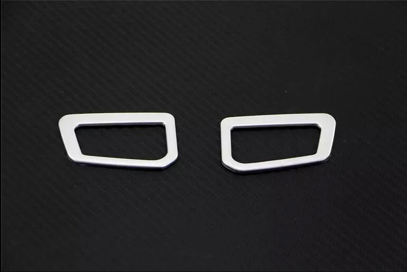 

For Land Rover Discovery Sport 2015 2016 2017 ABS Matte Interior Upper Air Condition Vent Outlet Cover Trim 2pcs