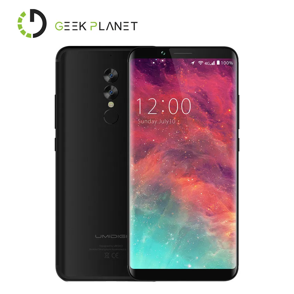 Новый оригинальный umidigi UMI S2 4 ГБ Оперативная память 64 Встроенная helio p20 MTK 2.3 ГГц Octa