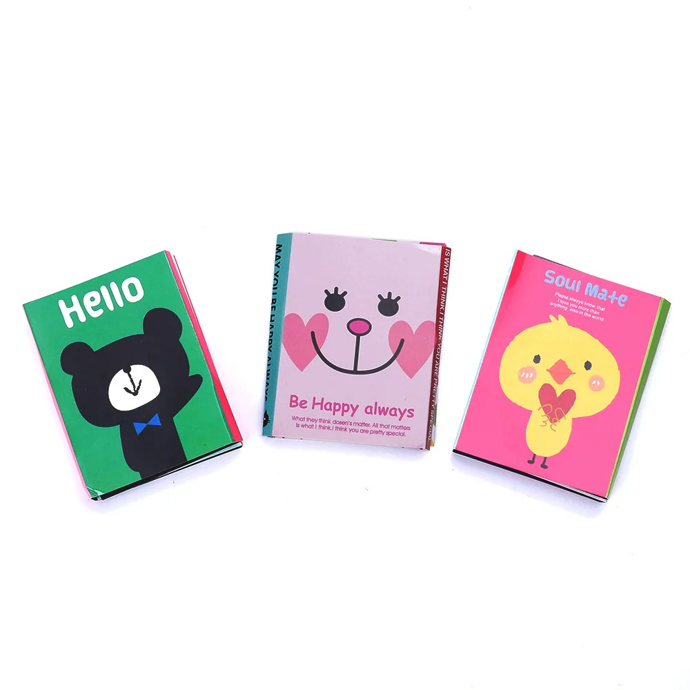 

1PCS Lovely Animals Sticker Posting Bookmark Marker Memo Pad Flags Sticky Notes Student Children Gift Random Color