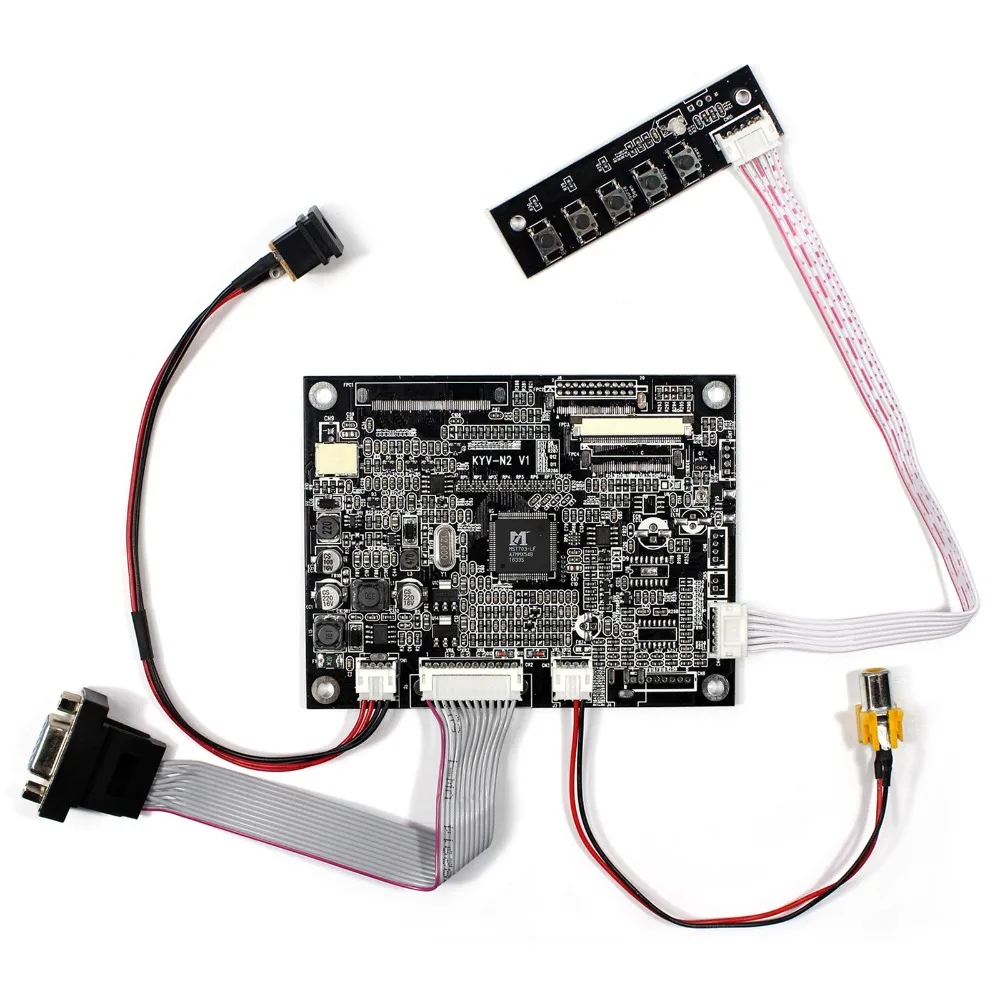 Плата контроллера VGA AV LCD работает для 8-дюймового 800x600 AT080TN52 EJ080NA-05B ЖК-экран |