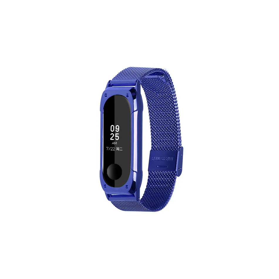 Mi Band 3 высококачественный ремешок для часов из нержавеющей стали Xiaomi