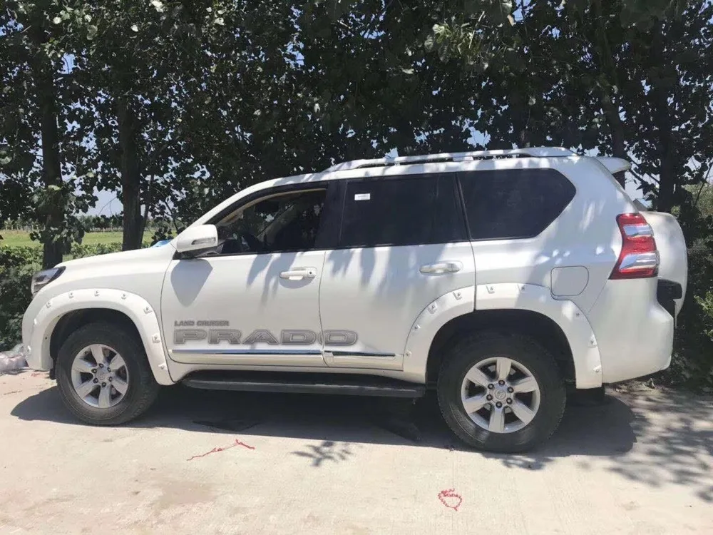 RQXR расширитель крыла автомобиля колесная арка защита арки/брызговик стикер, защита двери тела полосы для Toyota Land Cruiser-17
