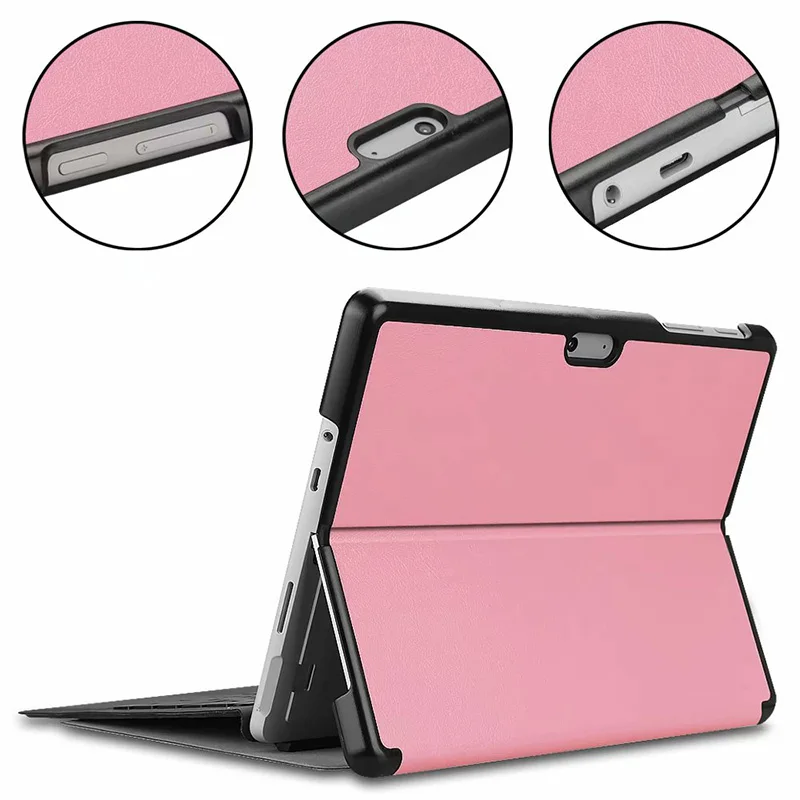 Кожаный чехол-подставка smart folio Магнитный чехол для Microsoft Surface Go 10 &quot2018 планшета