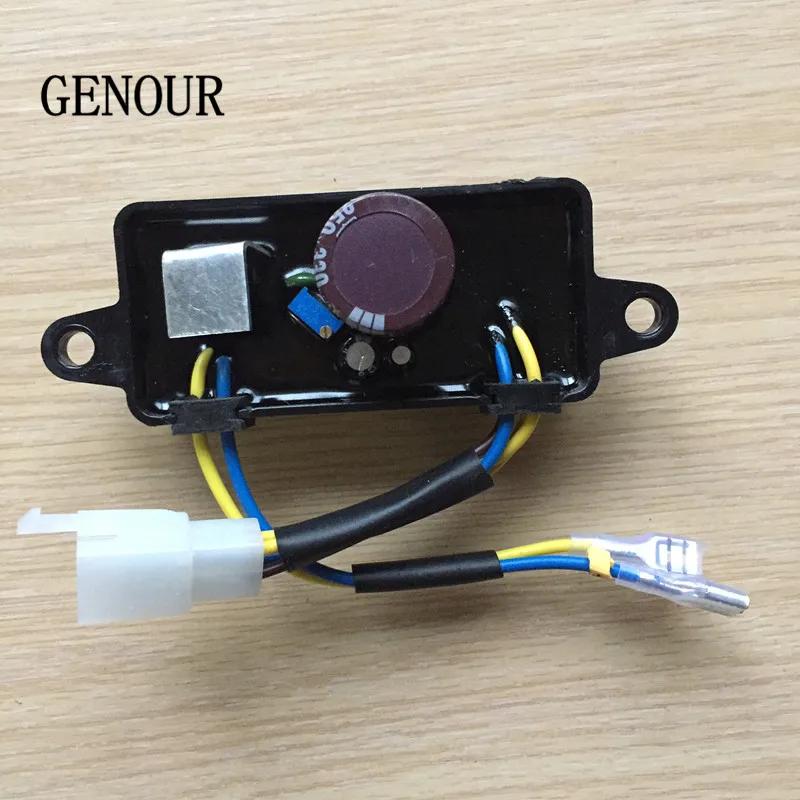 2.8KW генератор AVR Для бензиновый генератор 2KW 2.8KW 168F 170F, с переключением между дальним и фазовый АРН автоматический Напряжение Регулятор выпрямителя 250V 330 мкФ