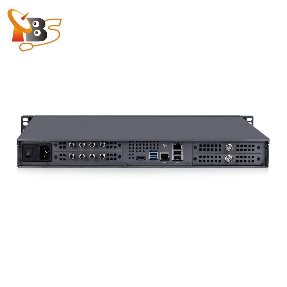 TBS8110 все в одном 8 канальный DVB-T модулятор сервер с 2pcs TBS6904 DVB-S тюнер карты DVB-T генератор сигналов видео трансляции