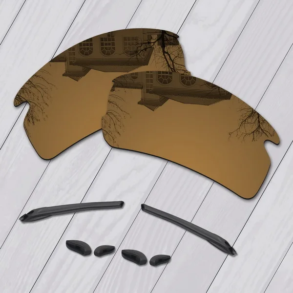 Bronze Golden-KIT E.O.S Polarized Enhanced Replacement Lenses for Oakley Flak 2.0 Asian Fit Sunglasses- Multiple Choice - Цвет линз: Bronze Golden-KIT