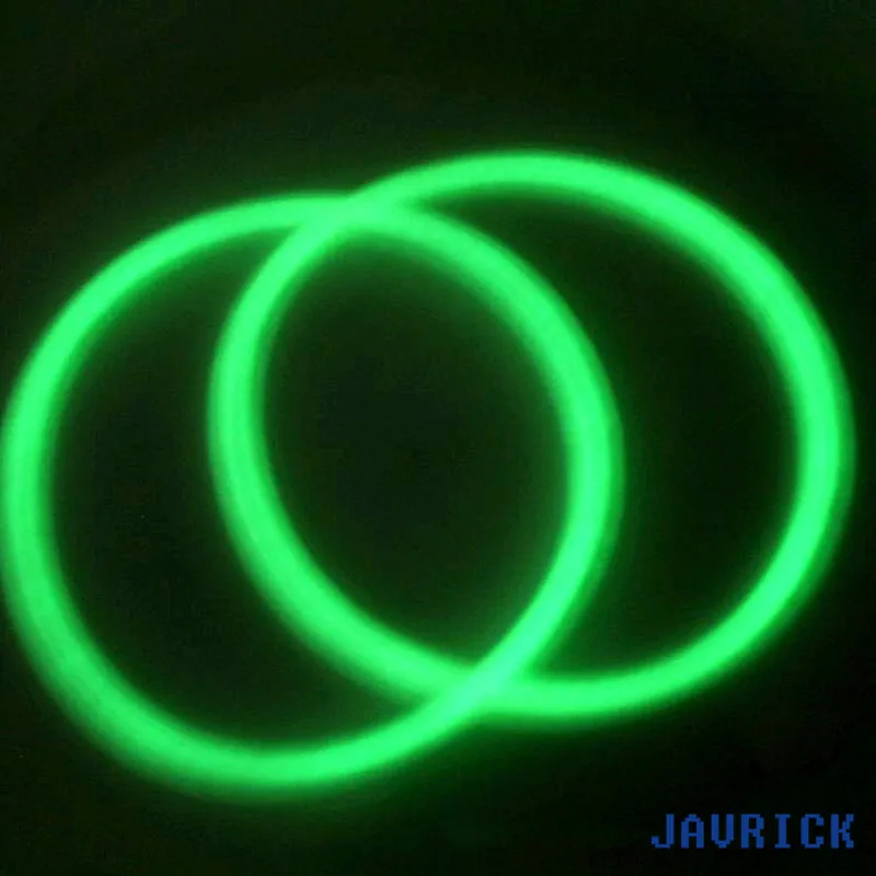 JAVRICK 10 шт. ночные светящиеся браслеты на запястье клейкие силиконовые DIY
