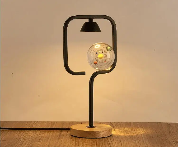 Прикроватная Хрустальная настольная лампа на солнечной батарее для спальни