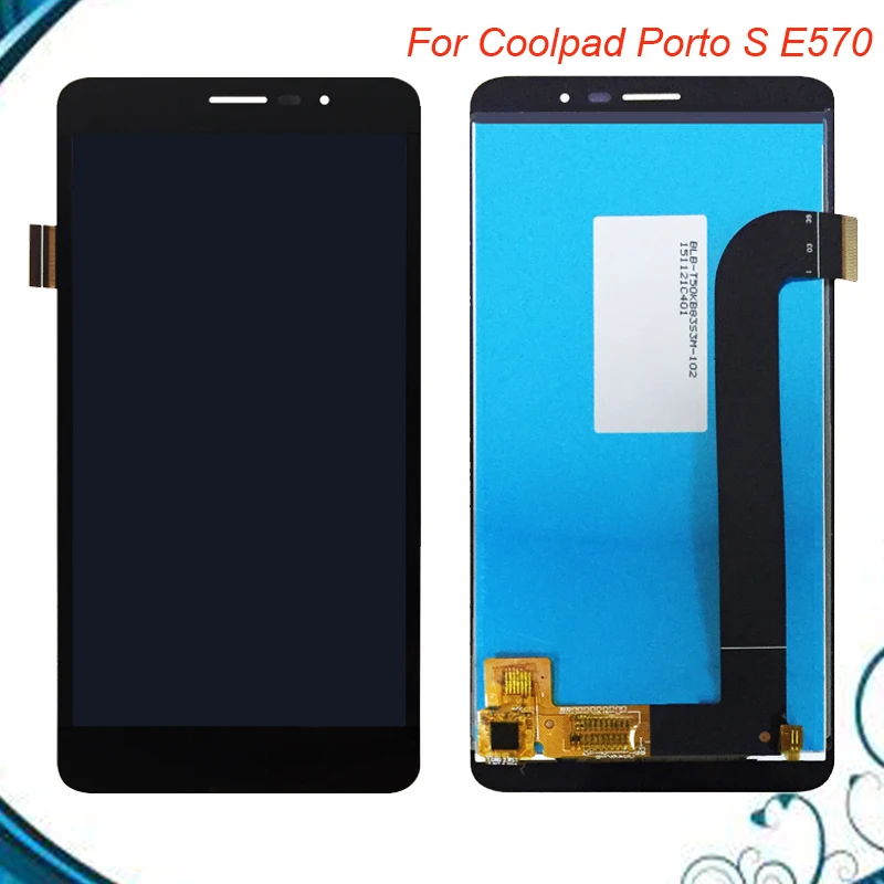 100% Tested OK 5 inch For Coolpad Porto S E570 LCD Display and Touch Screen Digitizer Assembly Replacement IN STOCK | Мобильные