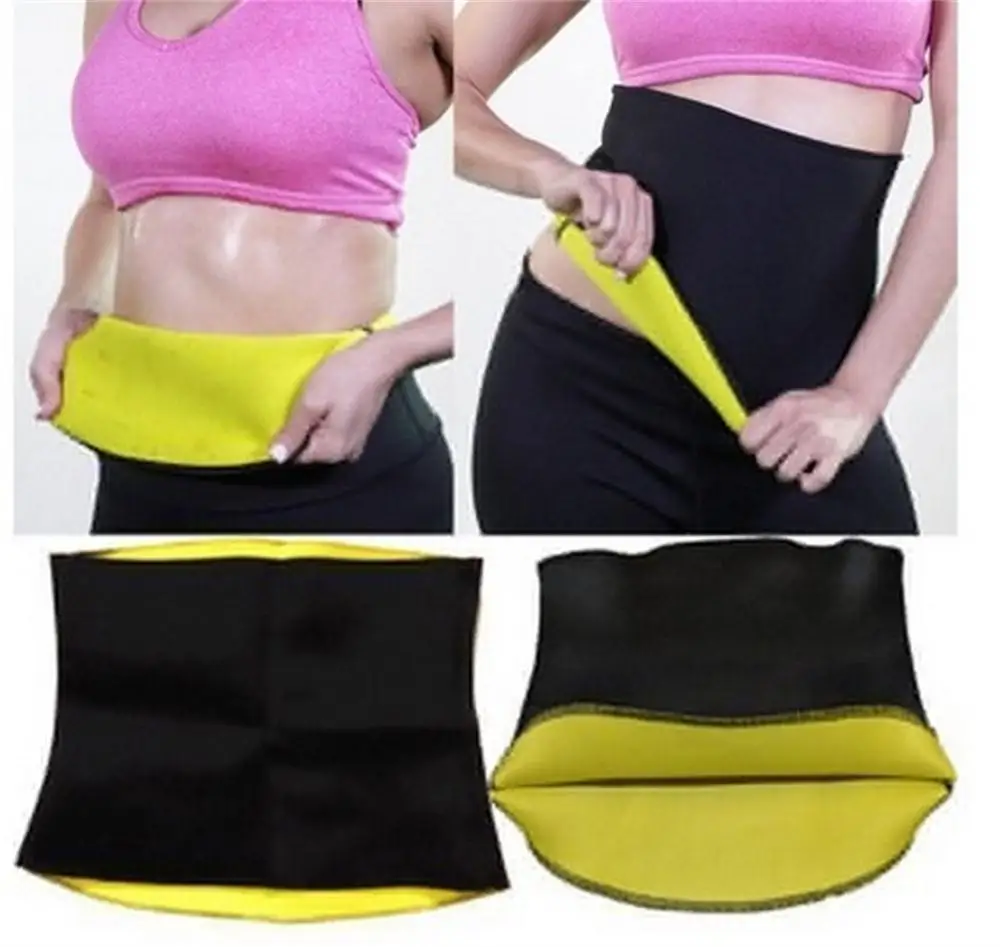 Женский Формирователь живота неопрена термальный пояс для похудения