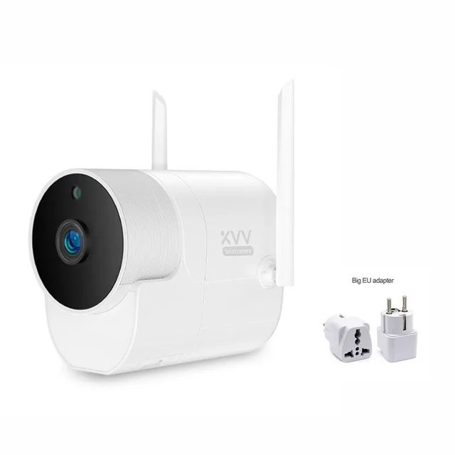 Xiao mi Xiaovv наружная камера видеонаблюдения Panora mi c 1080P беспроводная Wi-Fi камера ночного видения высокой четкости с приложением mi home - Цвет: add Big EU plug