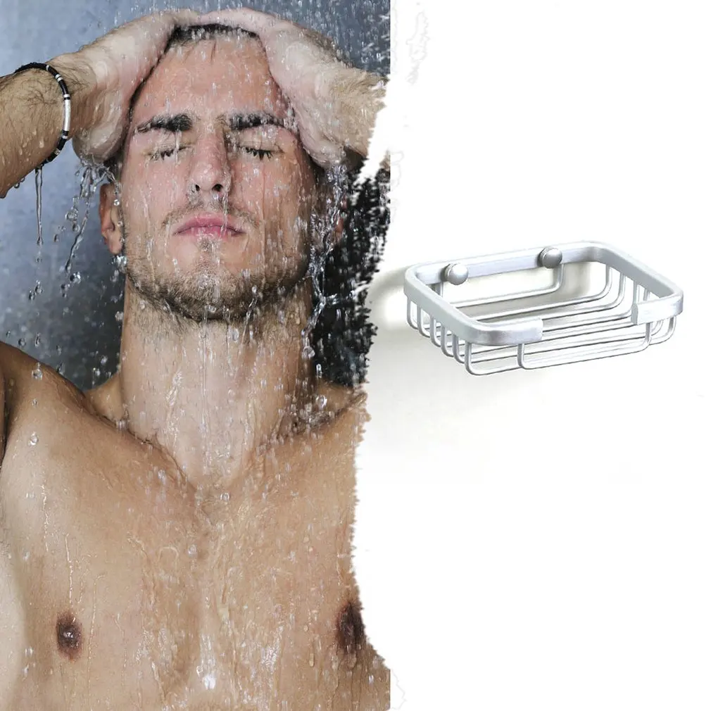 Настенный алюминиевый современный домашний мыльницы для ванной держатель