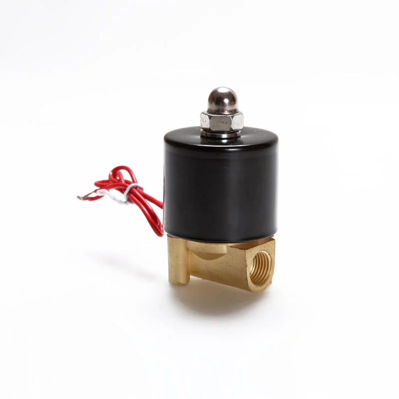 Электрический электромагнитный клапан для воды и воздуха 2 канала 1/2 220 В