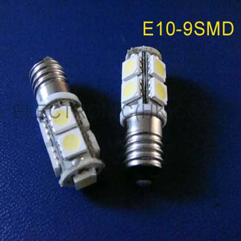 High quality 5050 12V E10 led work lights,led 12v E10 lamps,led E10 12v bulbs free shipping 50pcs/lot