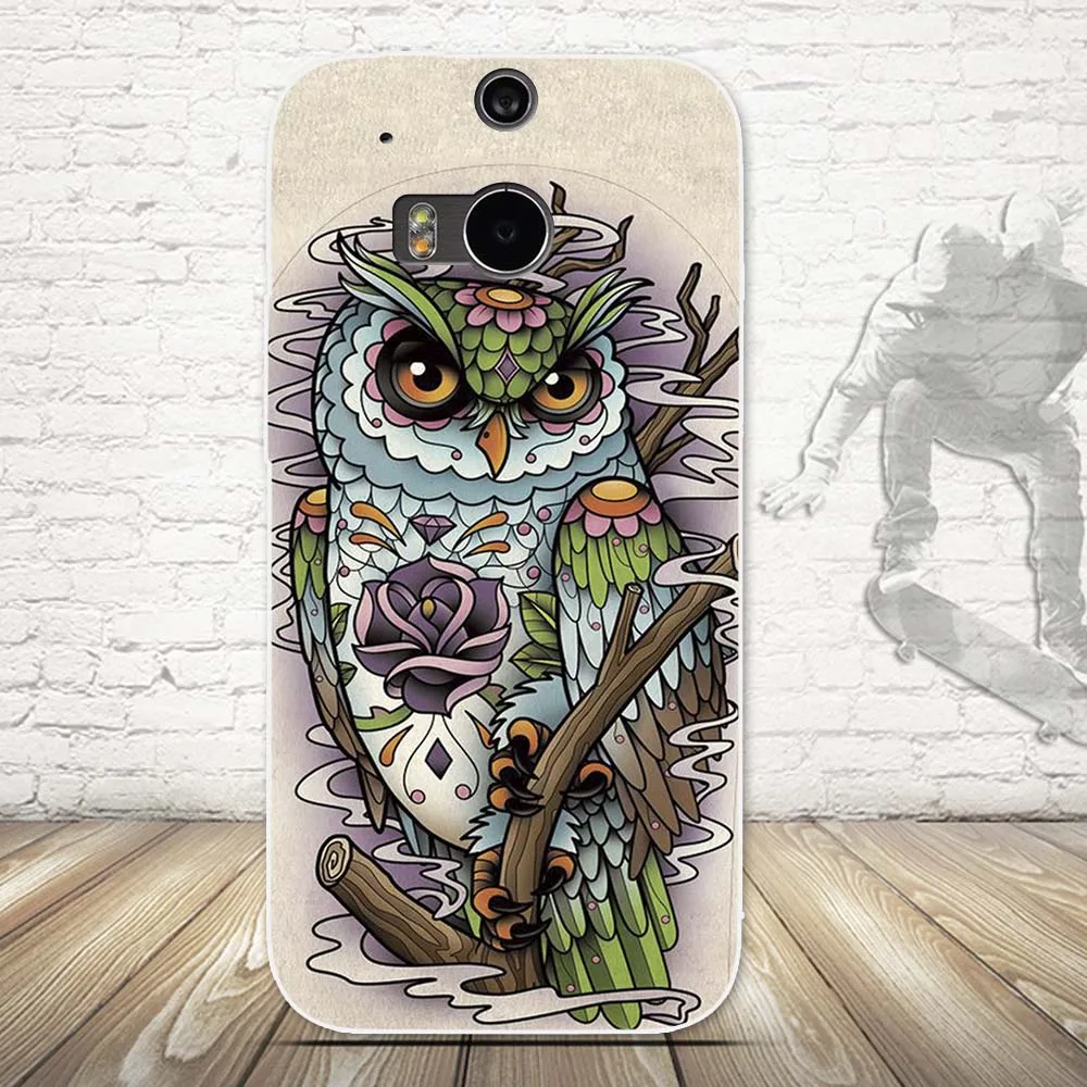 Чехол для HTC One M8 M8s Мягкая силиконовая задняя крышка M8S чехол с принтом в виде