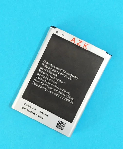 Аккумулятор AZK EB595675LU N7100 для Samsung Galaxy Note 2 аккумулятор E250 LTE N7105 N7102 T889 L900 Verizon i605 N7108D