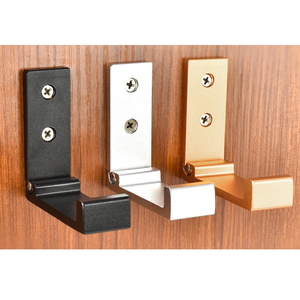 3 цвета алюминиевая складная настенная вешалка с крючками для одежды полотенец