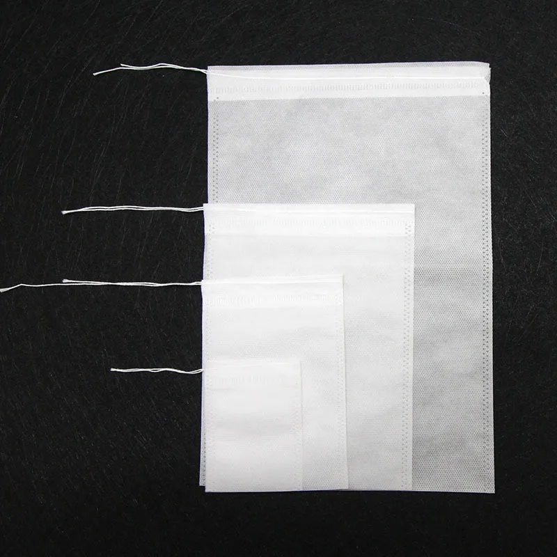 Очень большие чайные пакетики пустые с завязками для заварки плотно