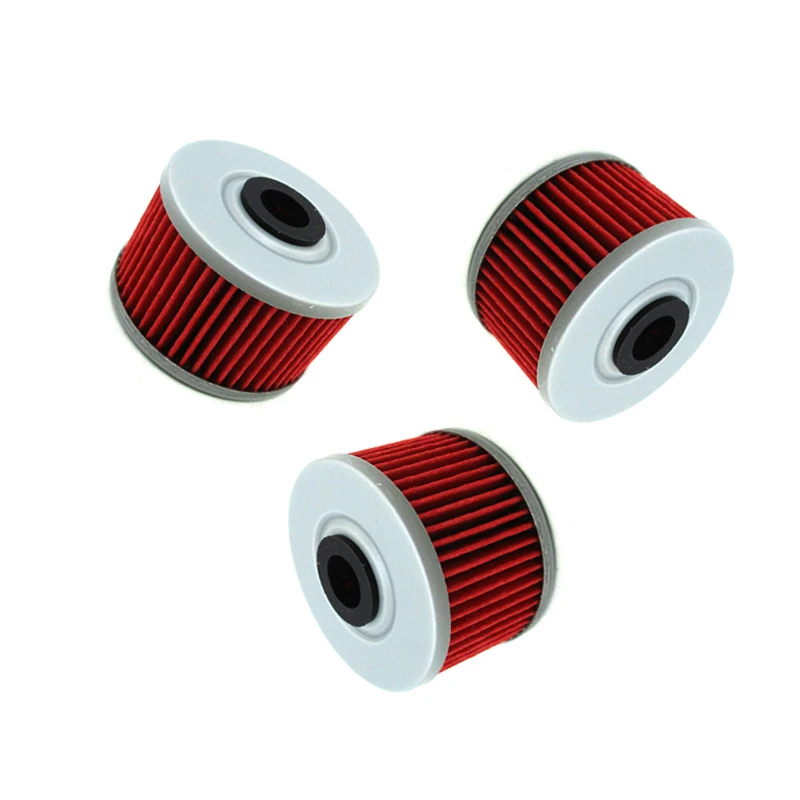 XLSION 3 шт. масляные фильтры для Kawasaki KLX140L KLX110L KLX125 Honda TRX200D TRX250X TRX300 TRX350 TRX420 TRX450 TRX500|oil