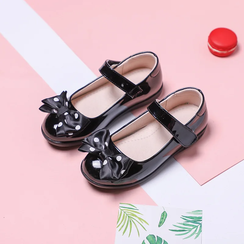 

Spring Autumn Girls Black School Shoes Kids Princess Dancing Dress Shoes Girls Childrens Student Leather Shoes 5 6 7 8 9 10-16T