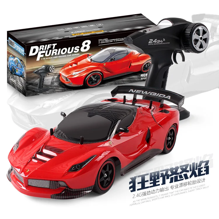 red 1/24 Радиоуправляемая машина 4wd 40 км/ч с дистанционным управлением гоночные машины wltoys игрушки для детей мальчиков подарки на день рождения - Цвет: red