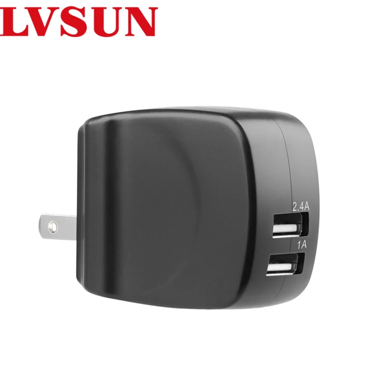 LVSUN 5V 3.4A портативное зарядное устройство USB адаптер настенное EU UK штепсельная