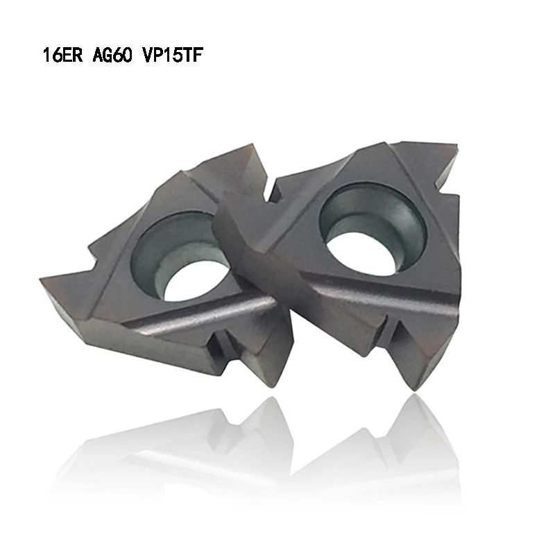 20шт 16ER MMT 16ER AG60 карбидная вставка MMT 16ERAG60 VP15TF Торцевая мельница токарный станок с ЧПУ Инструменты внутренний токарный инструмент