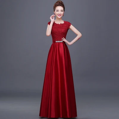 Ladybeauty Новое поступление элегантное вечернее платье вечерние платья Vestido de Festa платье с аппликацией прозрачное с открытой спиной - Цвет: Red wine