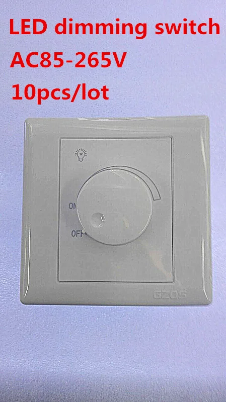 

10pcs/lot AC85-265V 300W Dimmer Switch for lights and LED lights, brightness adjustment and controller